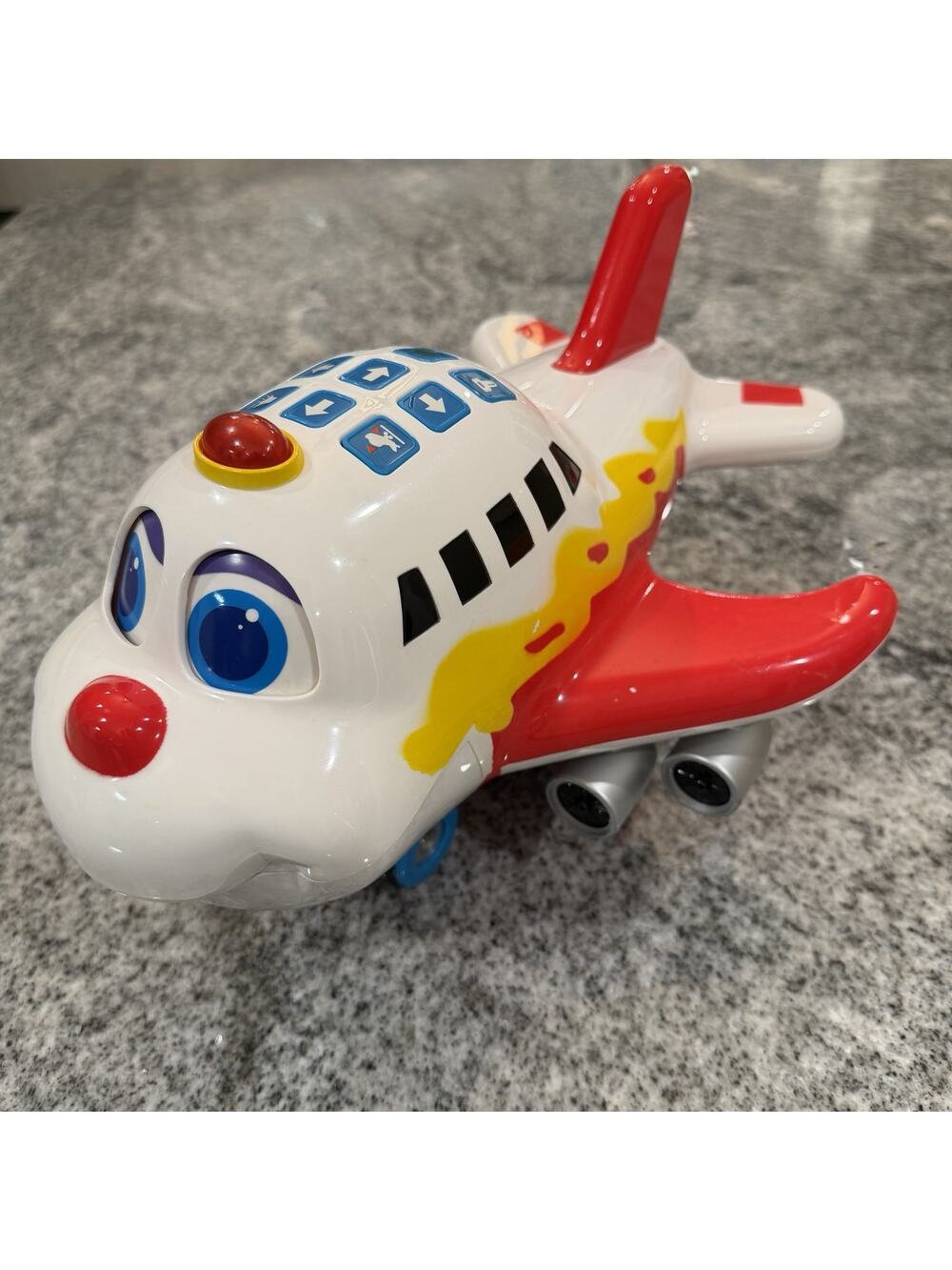VINTAGE/Rare 2 Find Working-2000 ToyMAX Jimmy The Jumbo Jet Airplane Interactive